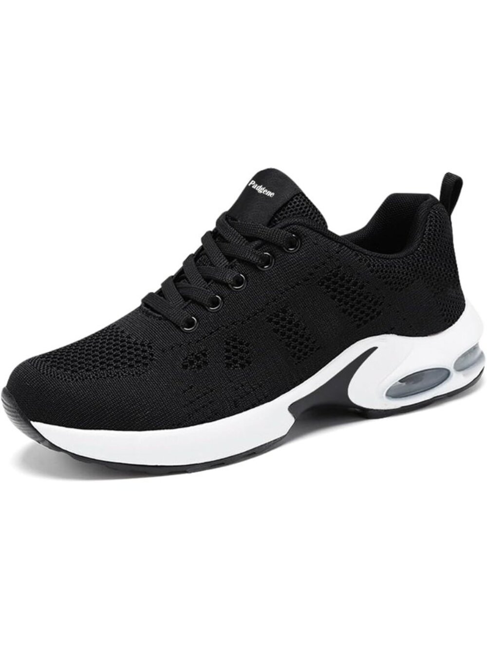 〽️Women's Athletic Running Sneakers Black Closed Toe Low Top Breathable Mesh